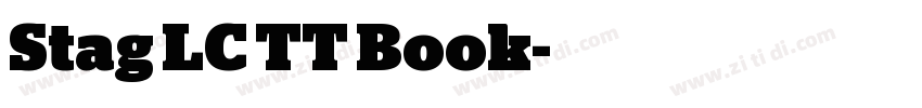 Stag LC TT Book字体转换 Stag LC TT Book字体转换